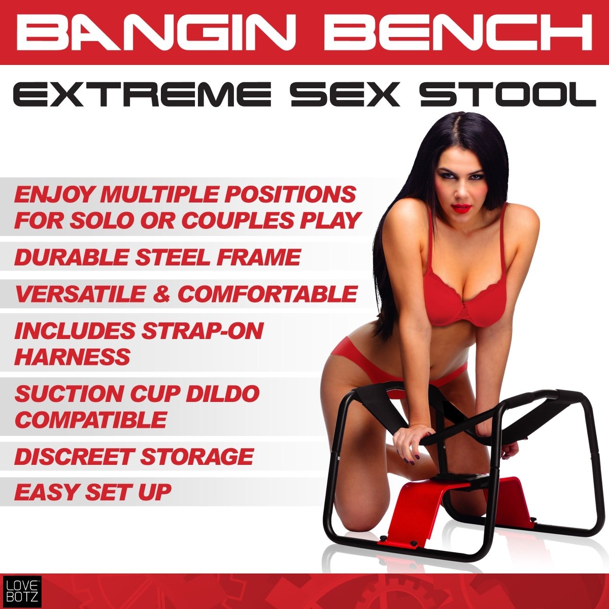 Bangin Bench Extreme Sex StoolSexual Wellness - Rise and Effect