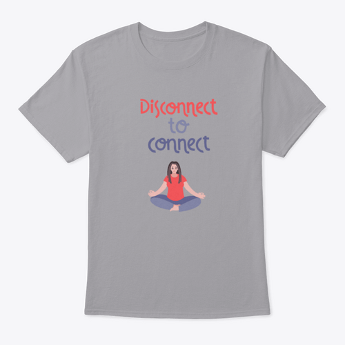 Disconnect To Connect. Vector Handwritten Lettering And Hand DrawnT-shirts - Rise and Effect