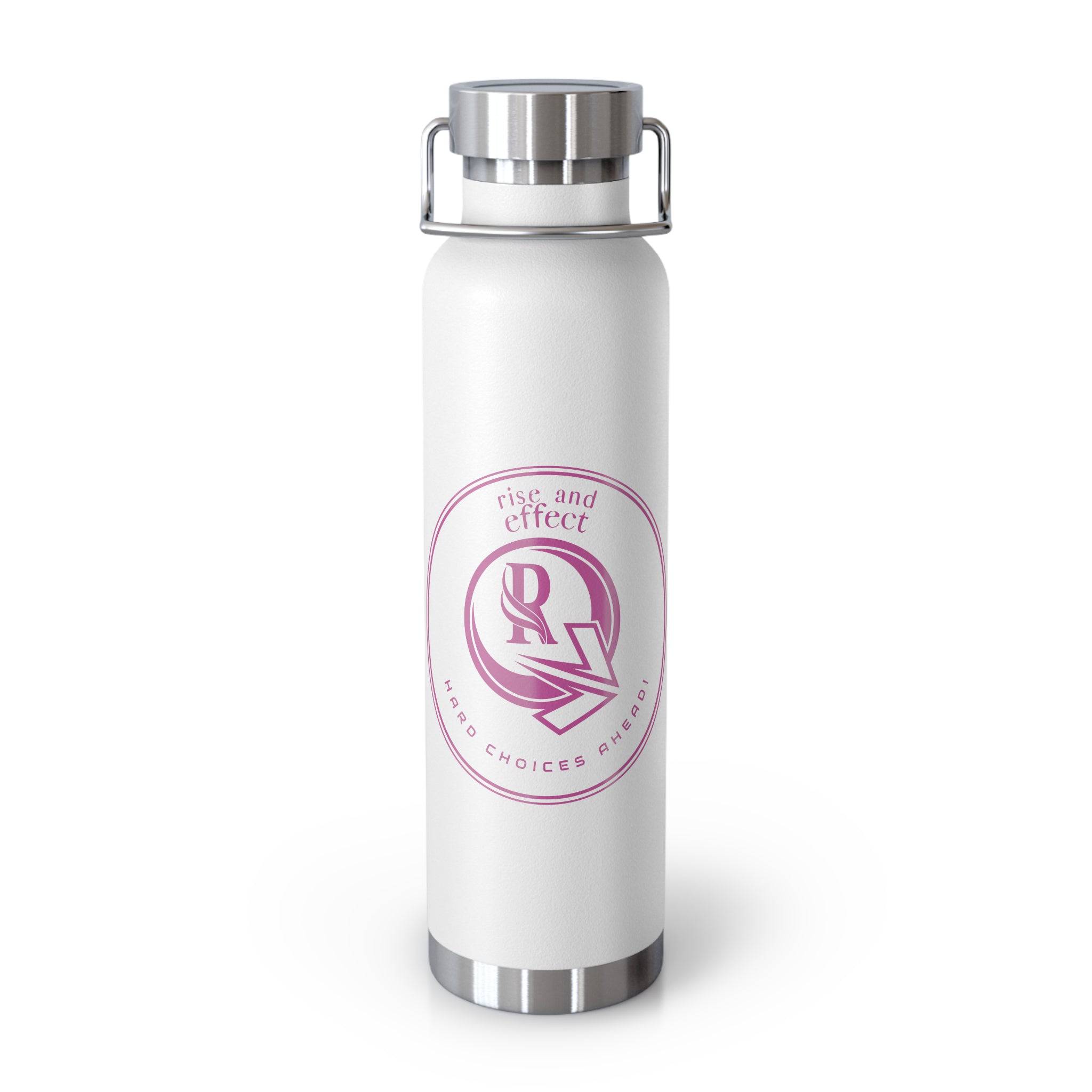 Copper Vacuum Insulated Bottle, 22ozLogo Merchandise - Rise and Effect