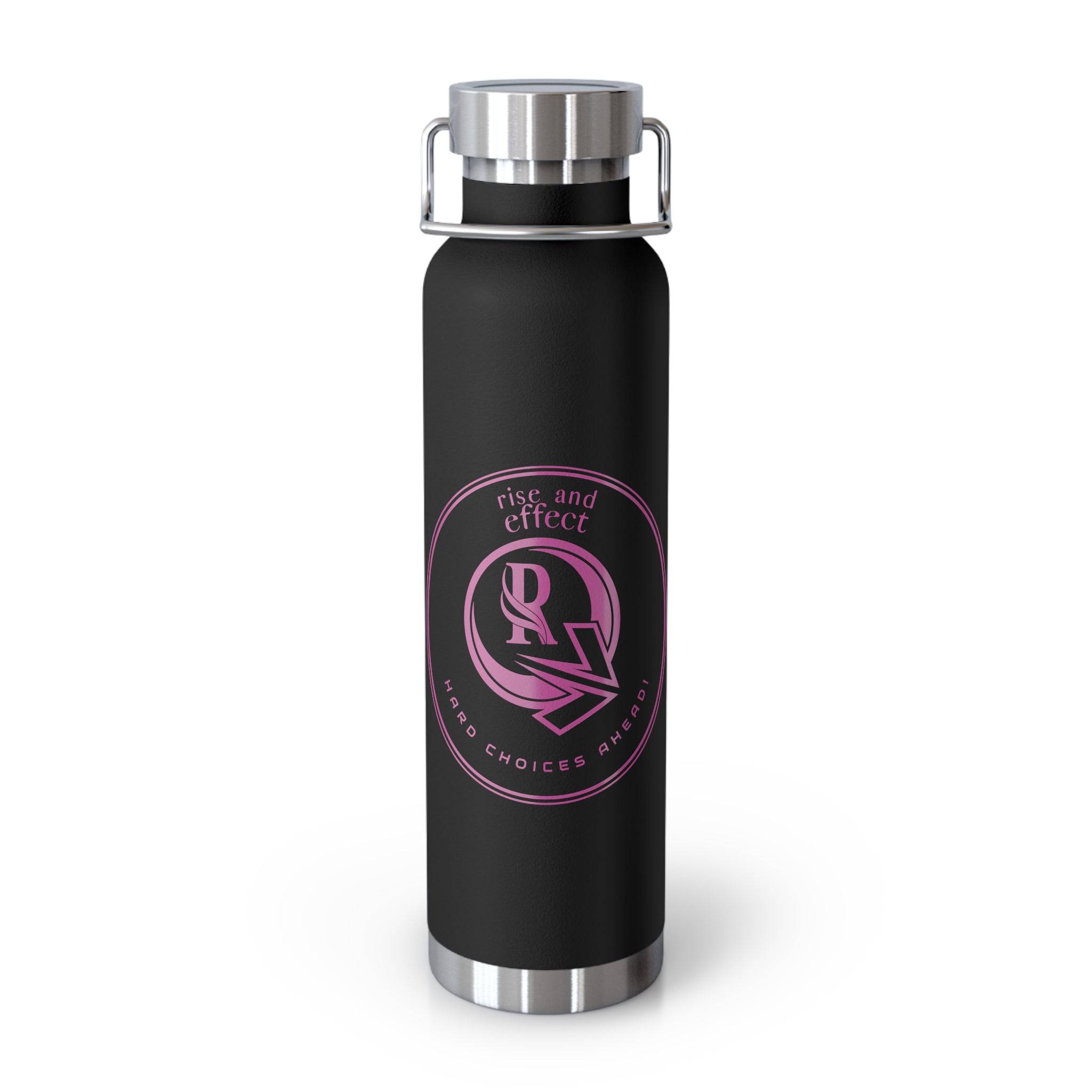 Copper Vacuum Insulated Bottle, 22ozLogo Merchandise - Rise and Effect