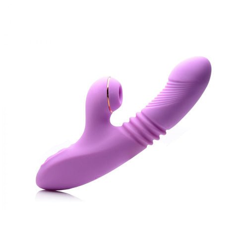 Shegasm Thrusting Suction Rabbit - PurpleSexual Wellness - Rise and Effect