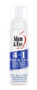 Adam and Eve 4 in 1 Pure and Clean Foaming Toy Cleaner 8 OzToy Cleaners - Rise and Effect