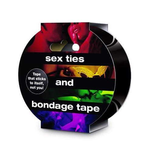 Sex Ties and Bondage Tape - BlackSexual Wellness - Rise and Effect