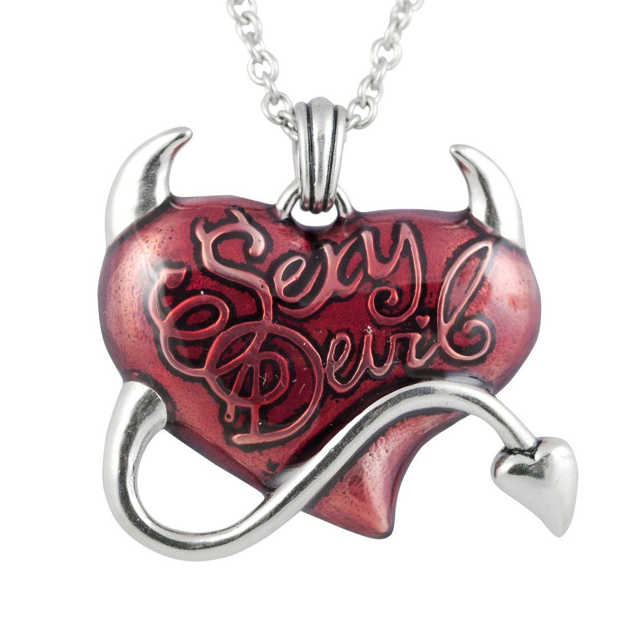 Sexy Devil Red Heart NecklaceJewelry & Watches - Rise and Effect