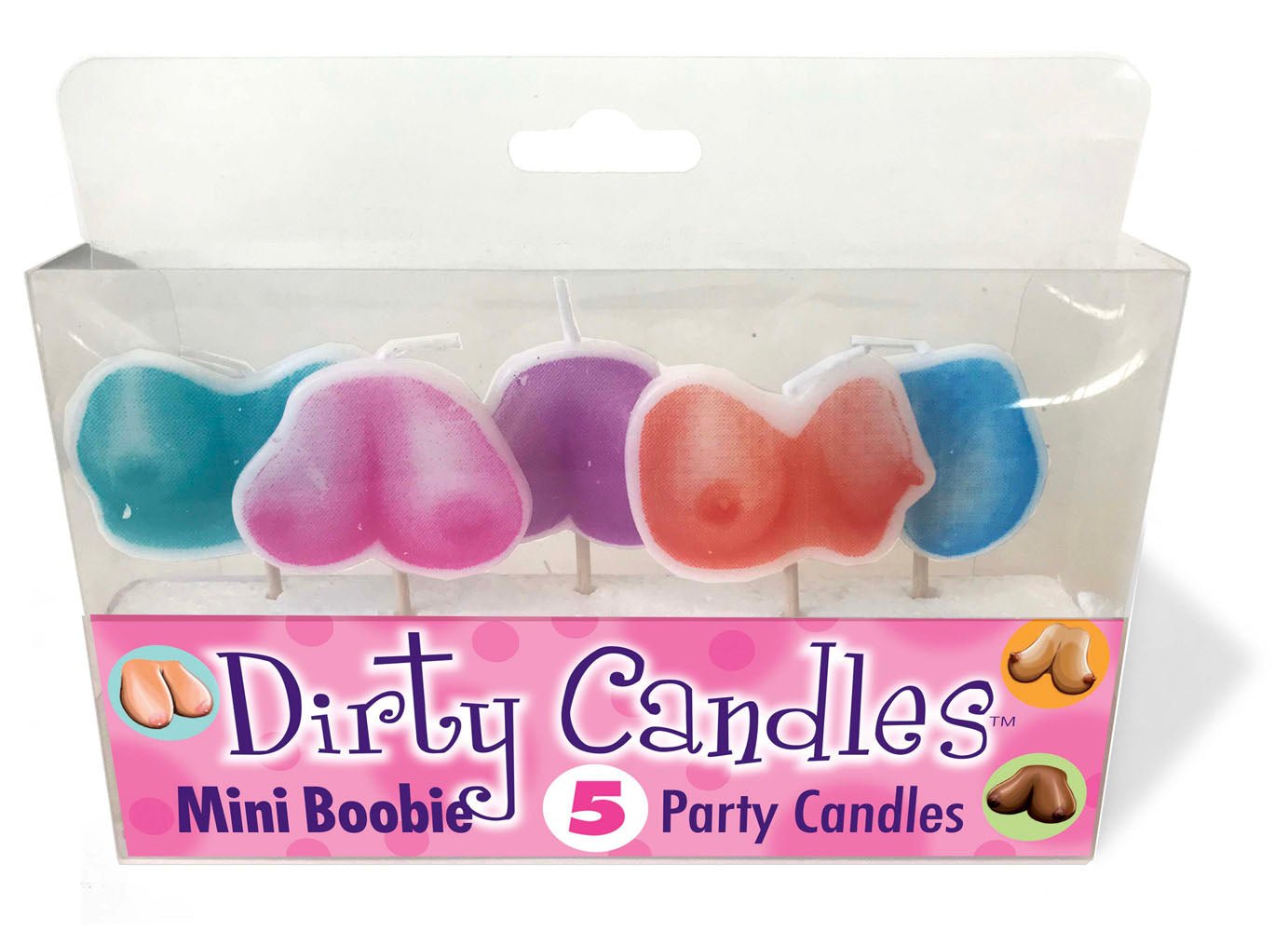 Dirty Boob Candles 5 Party CandlesDiffusers, Oils & Candles - Rise and Effect