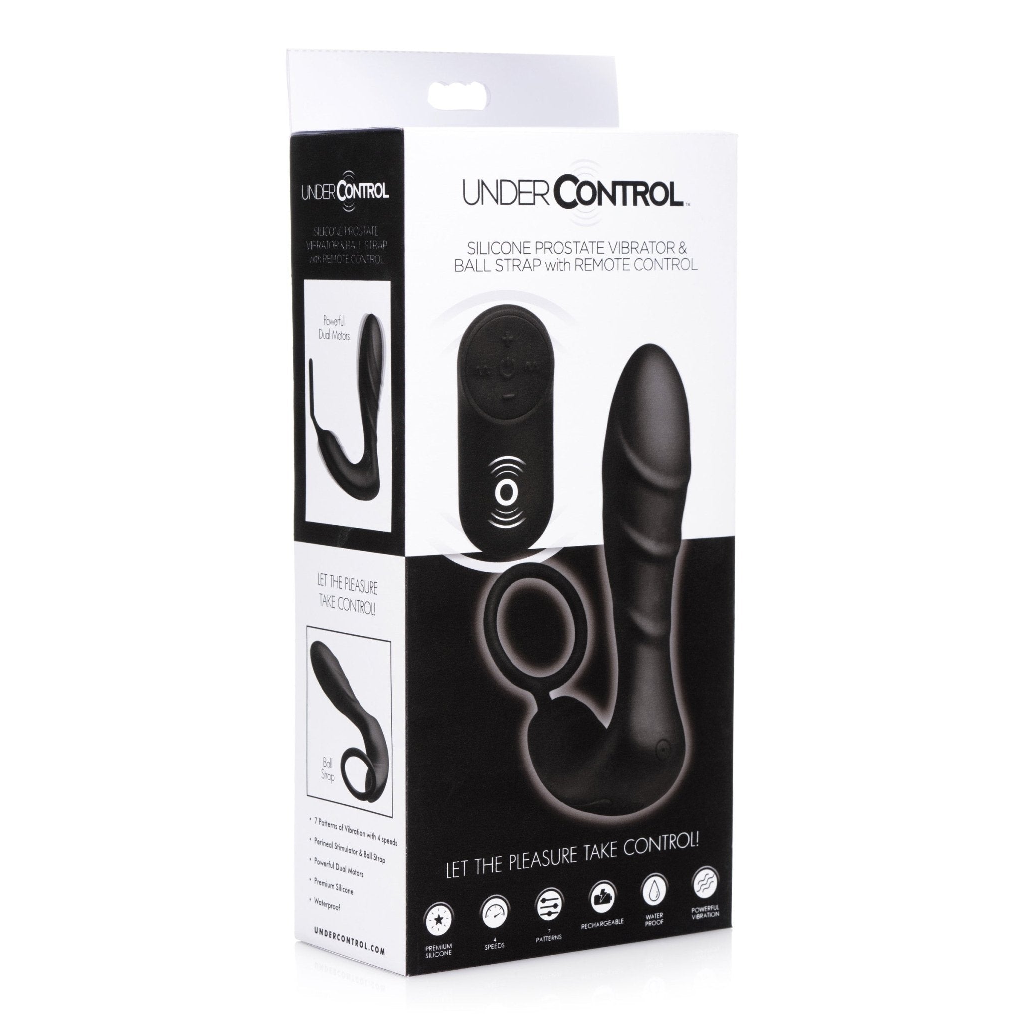 Silicone Prostate Vibrator and Strap with Remote ControlSexual Wellness - Rise and Effect