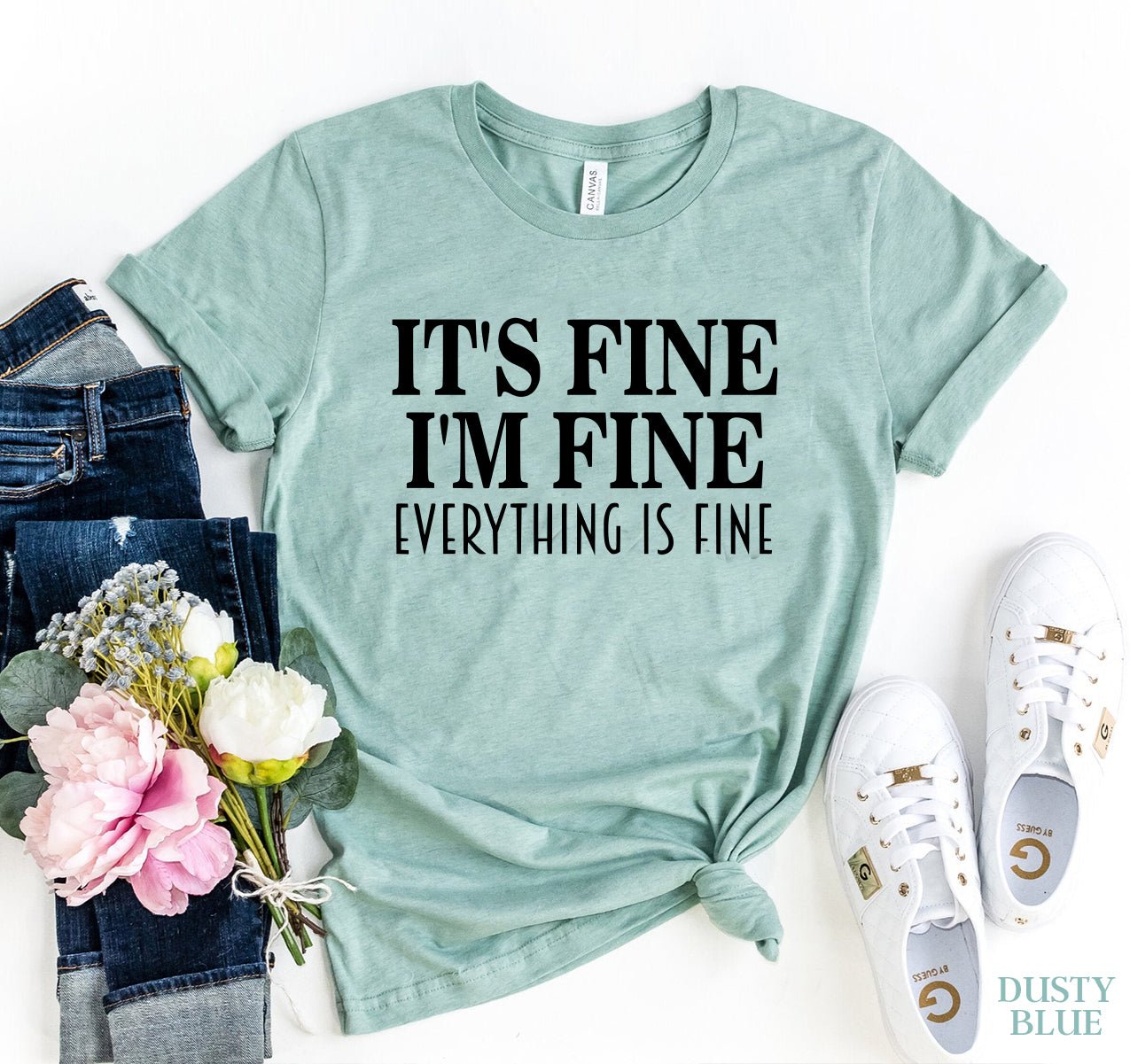 It's Fine I am Fine T-shirtT-shirts - Rise and Effect