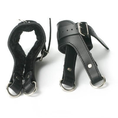 Strict Leather Fleece Lined Suspension CuffsSexual Wellness - Rise and Effect